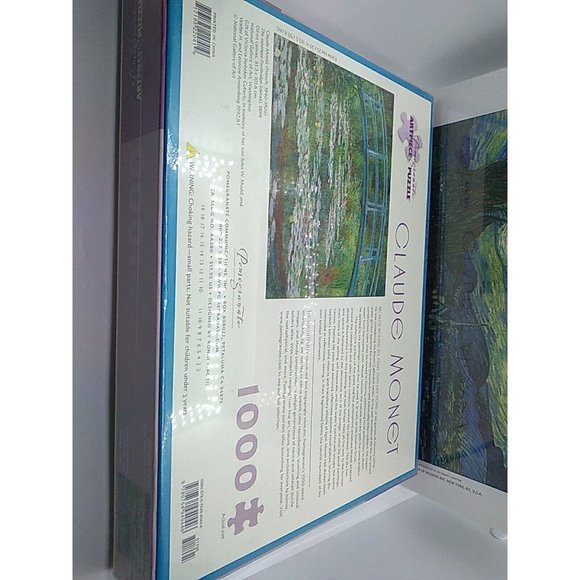 New Bundle 2 Vincent van Gogh Starry Night & Monet Japanese Ftbridge 1000 pc - Picture 4 of 8